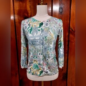 Talbots Charming Glasshouse Garden Cardigan